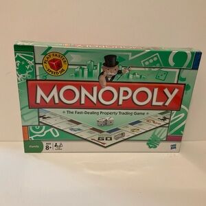 Hasbro Monopoly Classic Board Game - Green, Red